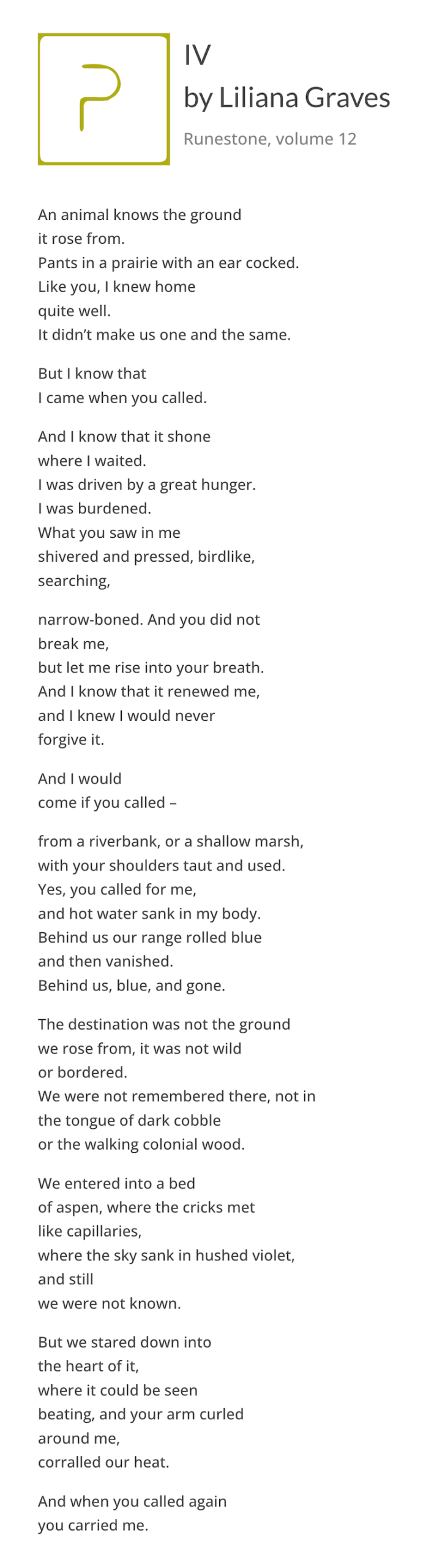 Growing Apprehension by Alexis Carter