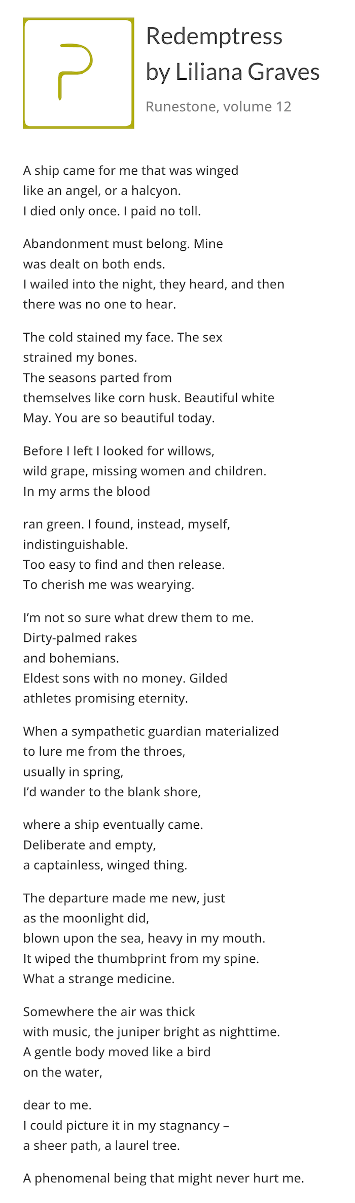 Growing Apprehension by Alexis Carter