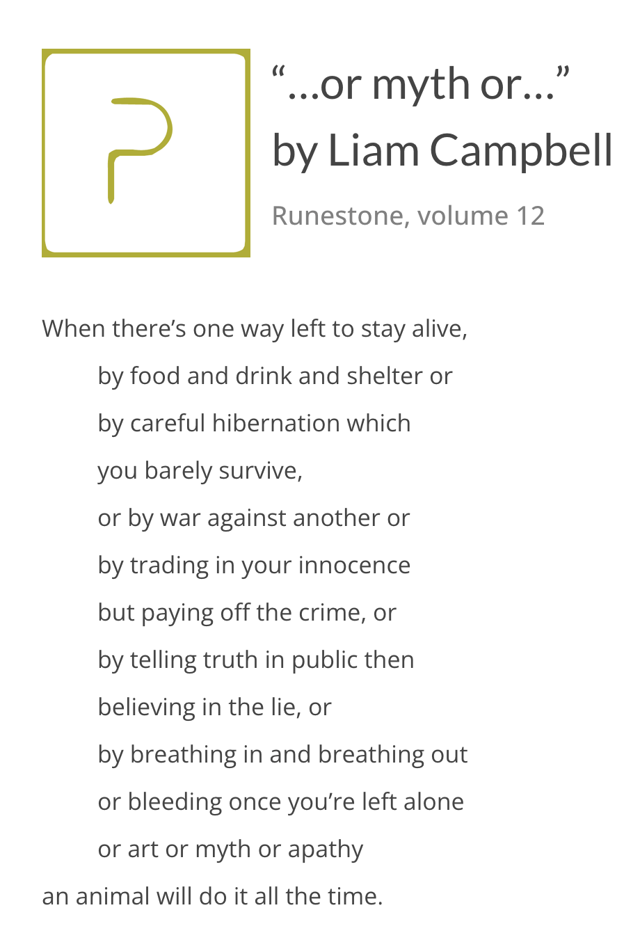 Growing Apprehension by Alexis Carter