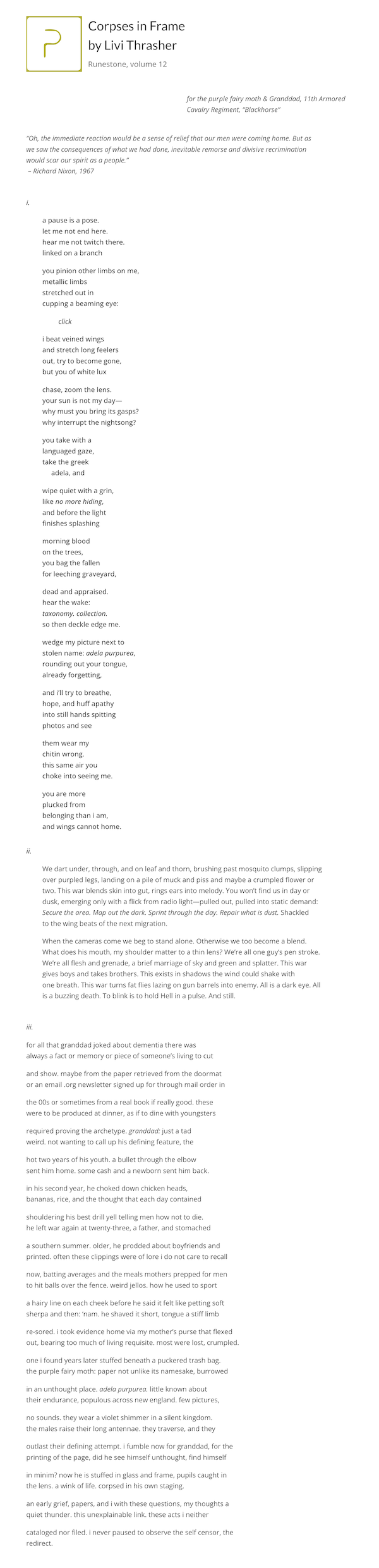 Growing Apprehension by Alexis Carter